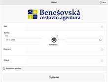 Tablet Screenshot of benesovskaca.cz